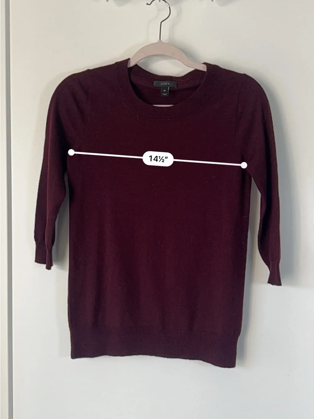 J. Crew Maroon Crewneck Sweater